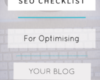 2020 [Updated] SEO Checklist for Optimising Your Blog